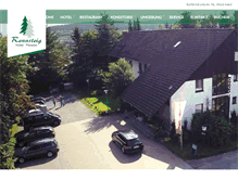 Tablet Screenshot of hotelrennsteig.de